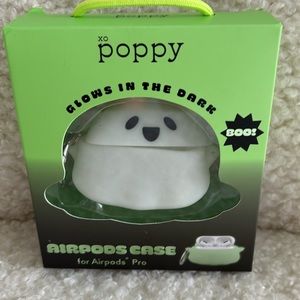 XO POPPY GLOW IN THE DARK AIRPODS CASE FOR AIRPODS PRO NWT